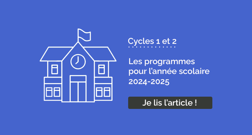 Programmes pour l'année scolaire 2024-2025