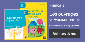 Les ouvrages de français "Réussir en" (Grammaire, Conjugaison,..)