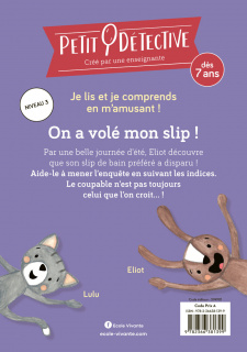 On a volé mon slip ! - Niveau 3 - À partir de 7 ans