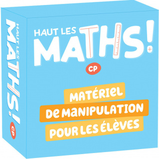 Haut les maths ! CP - Boite de matériel de manipulation (jetons et cubes empilables)