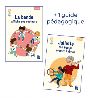 Quartier libre CE/CM : La bande affiche ses couleurs + Juliette fait équipe avec M. Lebrun (Pack de 2 albums)