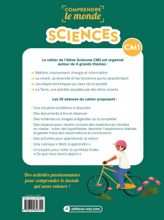 Sciences CM1 - Cahier de l'élève - Programme 2023