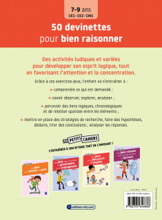 50 devinettes pour bien raisonner 7-9 ans