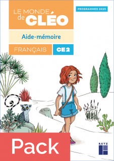 Aide-mémoire CE2 - Le monde de Cléo (programmes 2025) - Pack de 5