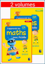 J'apprends les maths avec Picbille CP - Fichier en 2 volumes