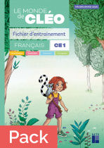 Fichier d'entrainement CE1 + aide-mémoire - Le monde de Cléo (programmes 2025) - Pack de 10